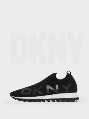Black Women's DKNY Azer Slip On Sneakers | Australia-D0227