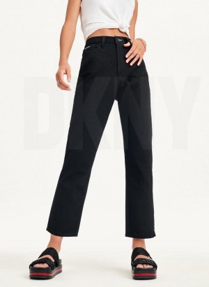 Black Women's DKNY Broome Jeans | Australia-D1391