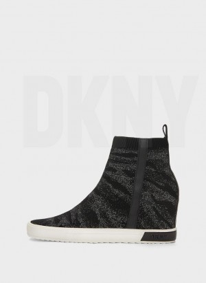 Black Women's DKNY Cali Wedges | Australia-D1306