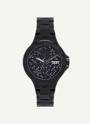 Black Women's DKNY Chambers Watches | Australia-D1888