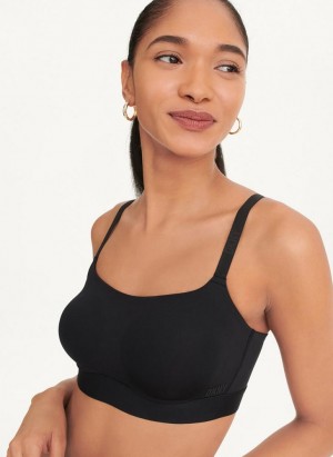 Black Women's DKNY Litewear Active Comfort Bras | Australia-D0456