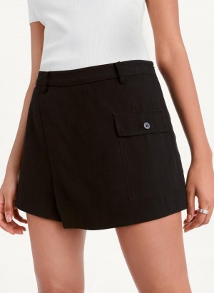 Black Women's DKNY Skort Skirts | Australia-D1185