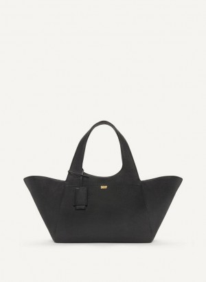 Black Women's DKNY The Large Effortless Tote Bags | Australia-D1697