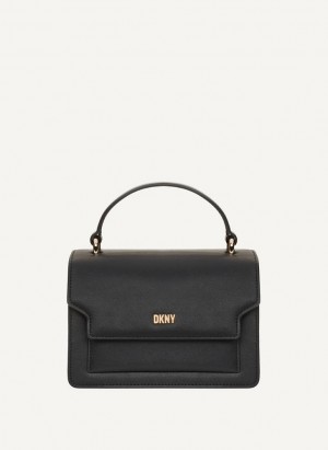 Black / Gold Women's DKNY Millie Crossbody Bags | Australia-D1119