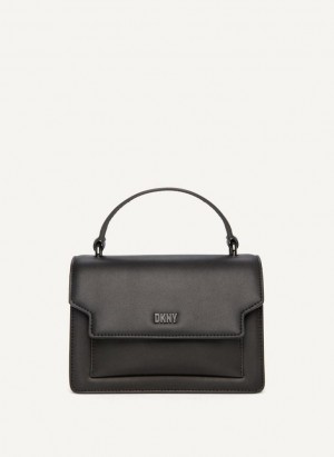 Black / Grey Women's DKNY Millie Crossbody Bags | Australia-D0443