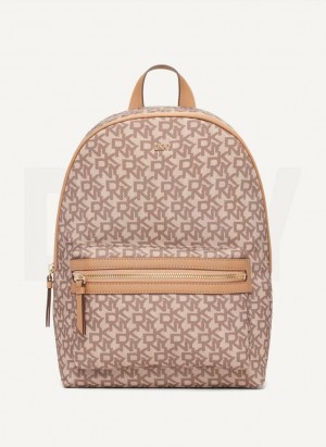 Brown Women's DKNY Casey Backpacks | Australia-D0396
