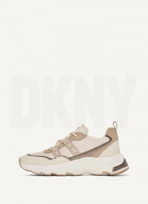 Brown Women's DKNY Justine Slip On Sneakers | Australia-D1364
