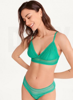Green Women's DKNY Lace Bras | Australia-D0767
