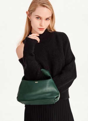 Green Women's DKNY Mini Modernist Knot Tote Bags | Australia-D1911