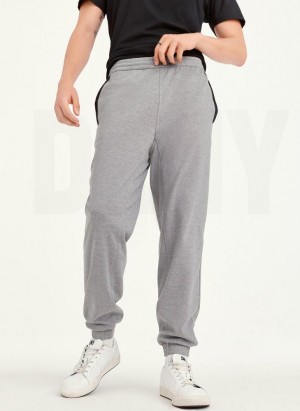 Grey Men's DKNY Polished Pants | Australia-D0482