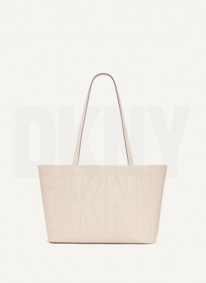 Grey Women's DKNY Elsa Medium Tote Bags | Australia-D1477