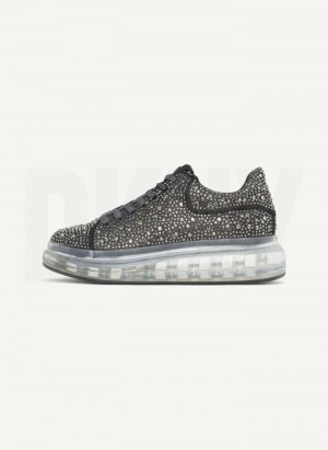 Grey Women's DKNY Kandas Lace up Sneakers | Australia-D1976