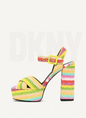 Multicolor Women's DKNY Margot Heels | Australia-D0982