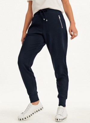 Navy Women's DKNY Pull On Joggers | Australia-D1517