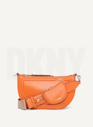 Orange Women's DKNY Orion Crossbody Bags | Australia-D0705