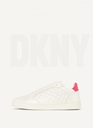 Pink Women's DKNY Oriel Sneakers | Australia-D1511