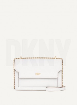 White Women's DKNY Millie Shoulder Bags | Australia-D0266