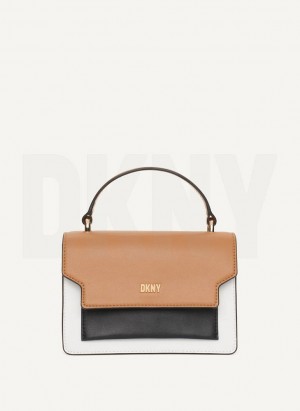 White / Multicolor Women's DKNY Millie Crossbody Bags | Australia-D0571