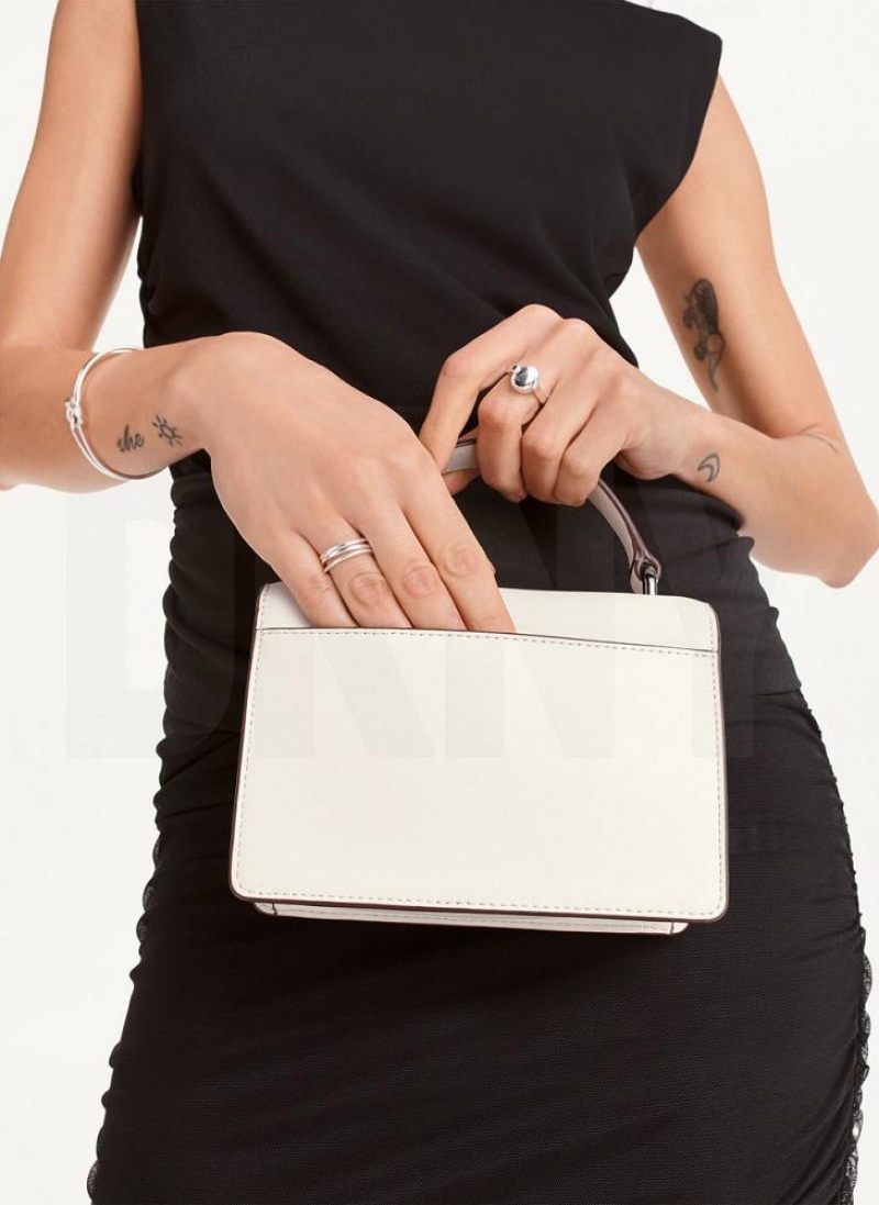 Beige Women's DKNY Millie Crossbody Bags | Australia-D1361