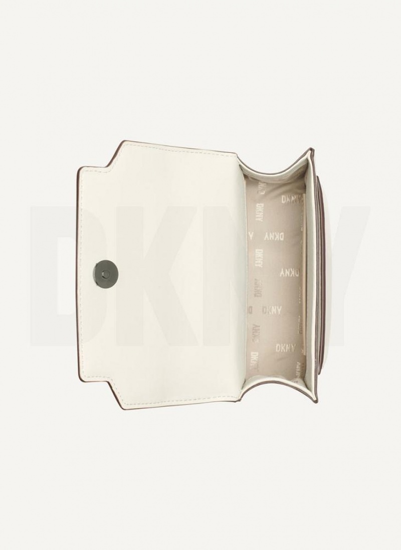 Beige Women's DKNY Millie Crossbody Bags | Australia-D1361