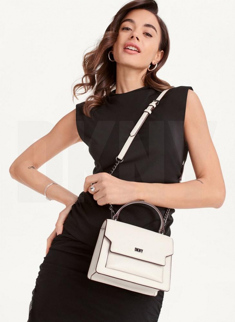 Beige Women's DKNY Millie Crossbody Bags | Australia-D1361