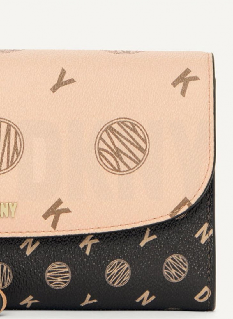 Beige Women's DKNY Sidney On A Chain Wallets | Australia-D0898