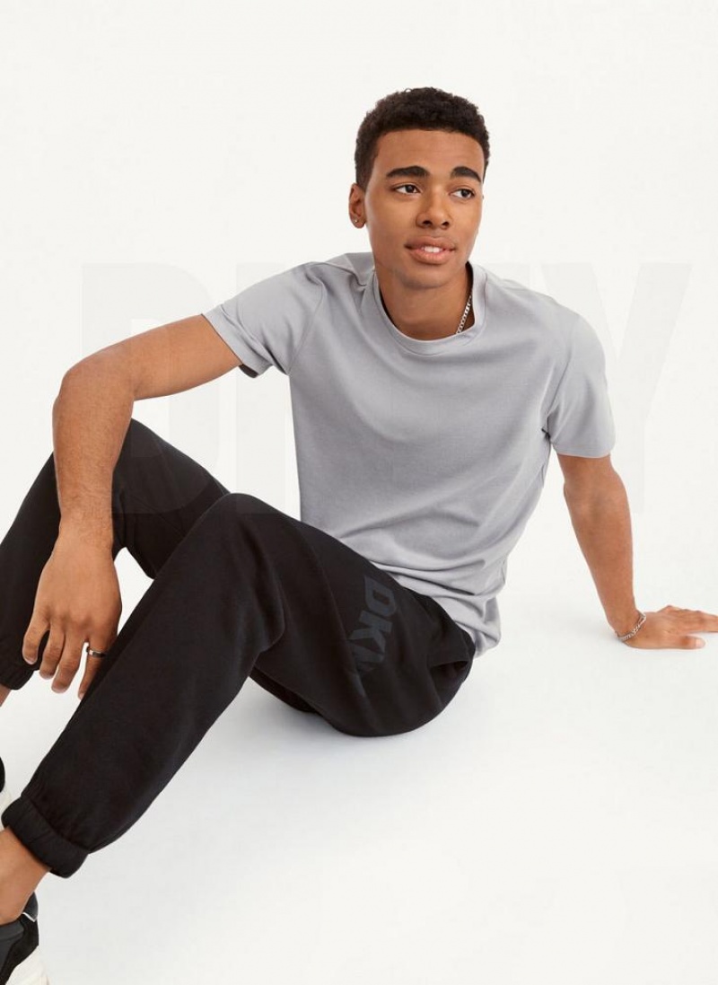 Black Men\'s DKNY Shadow Logo Joggers | Australia-D0995