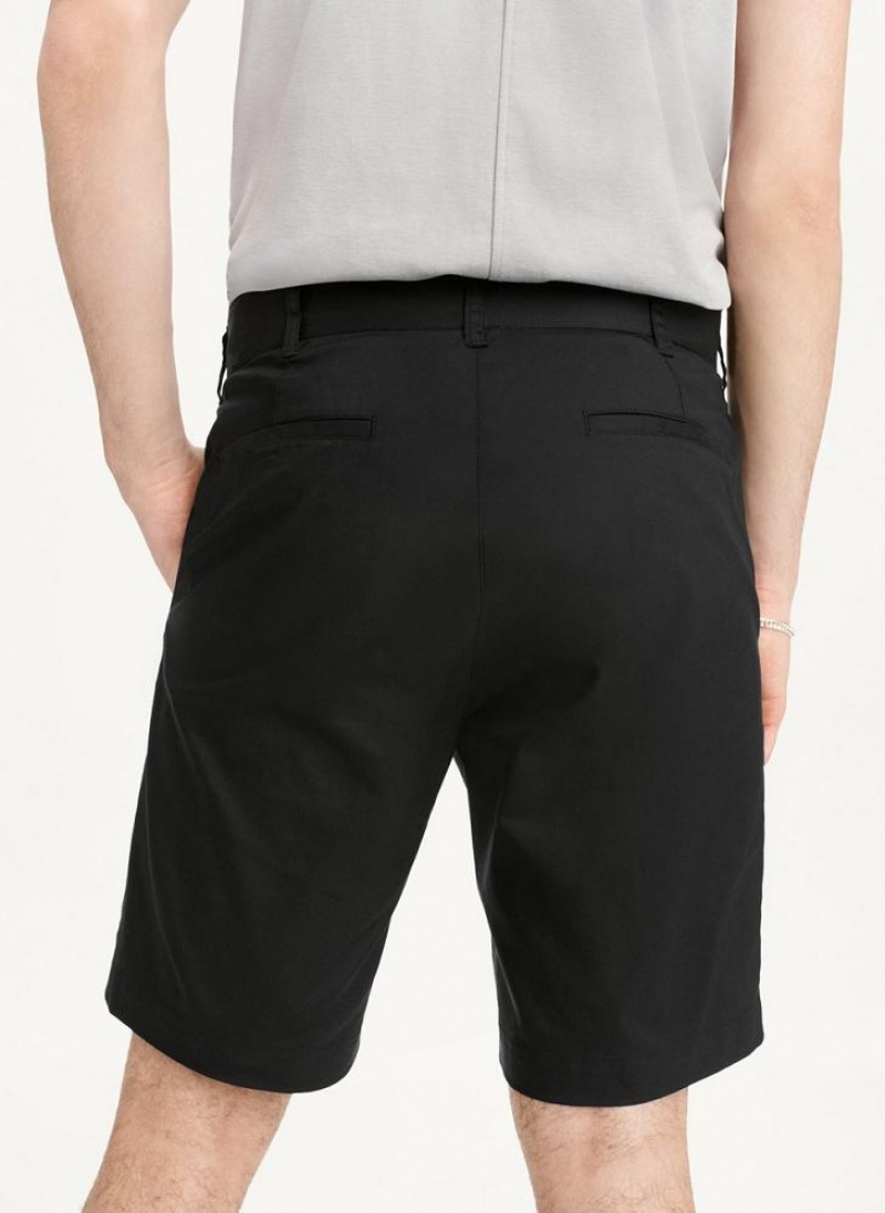 Black Men's DKNY Tech Shorts | Australia-D0829