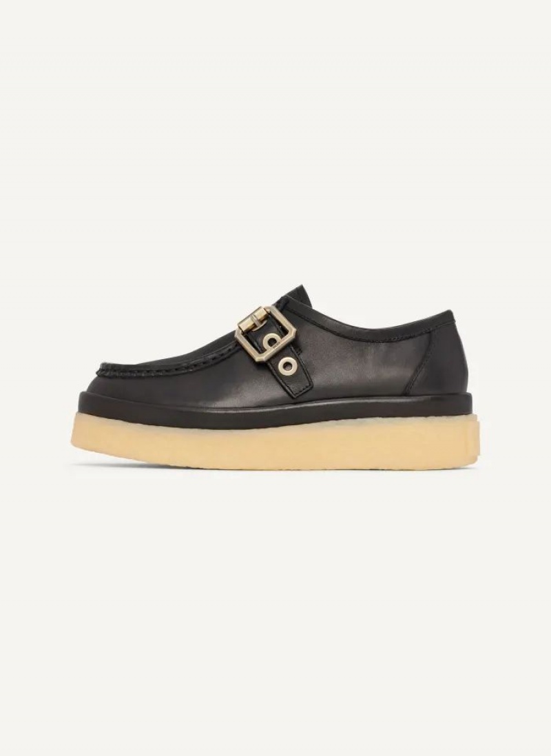 Black Women\'s DKNY Autumn Loafers | Australia-D1436