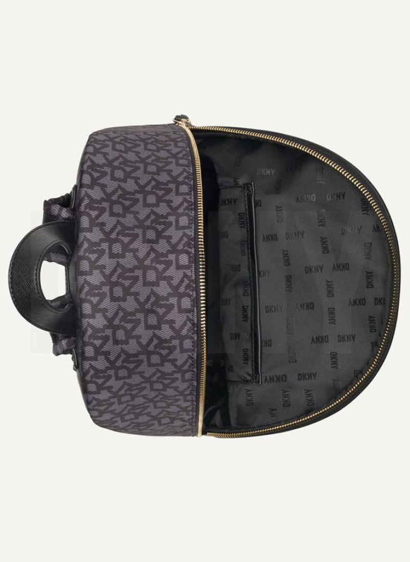Black Women's DKNY Casey Backpacks | Australia-D0609