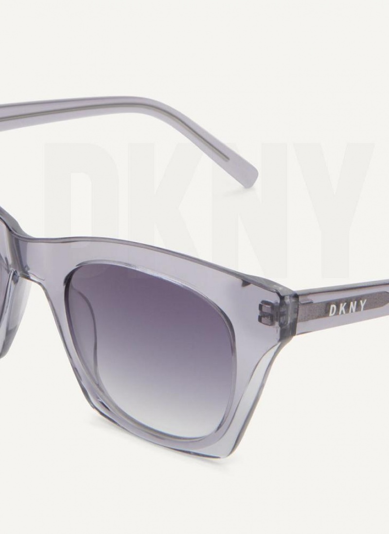 Black Women's DKNY Cat Eye Sunglasses | Australia-D0936