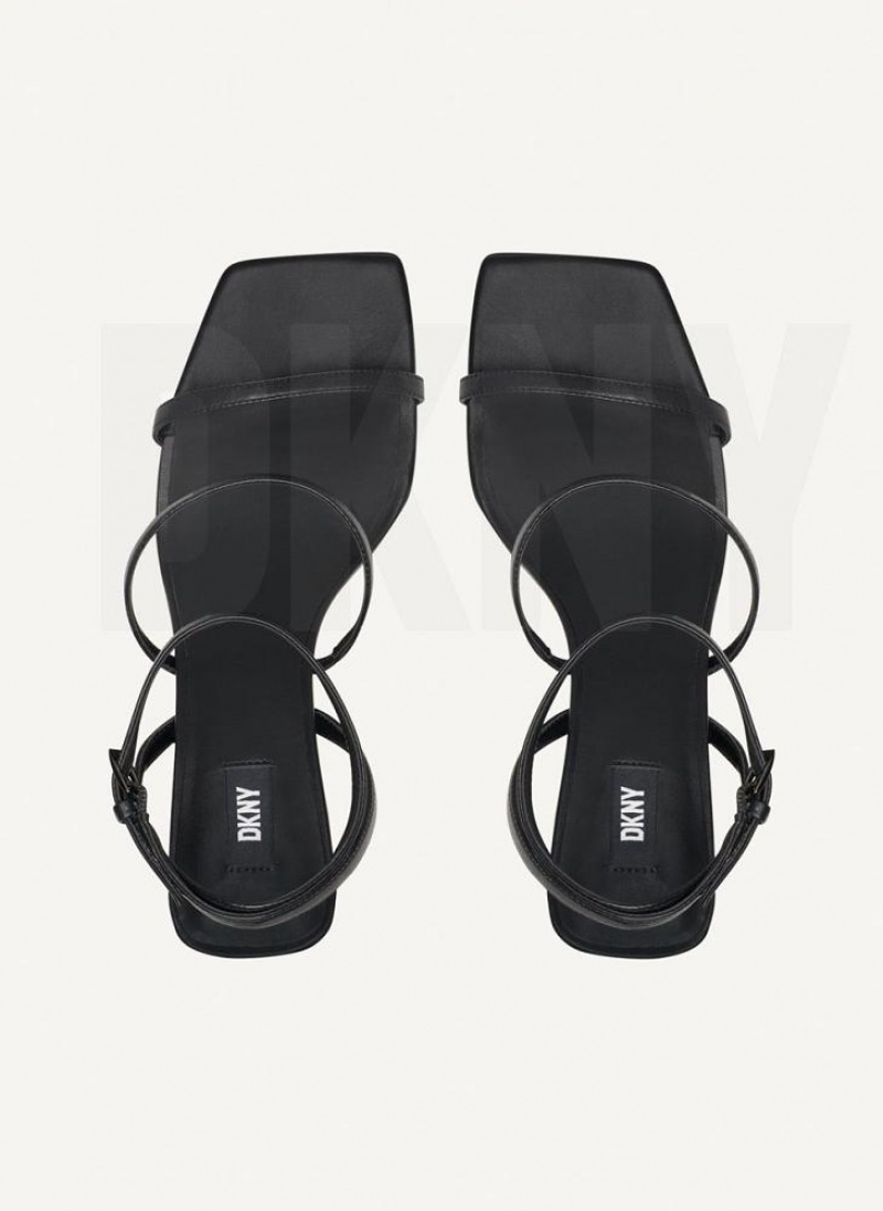 Black Women's DKNY Christy Sandals | Australia-D0235
