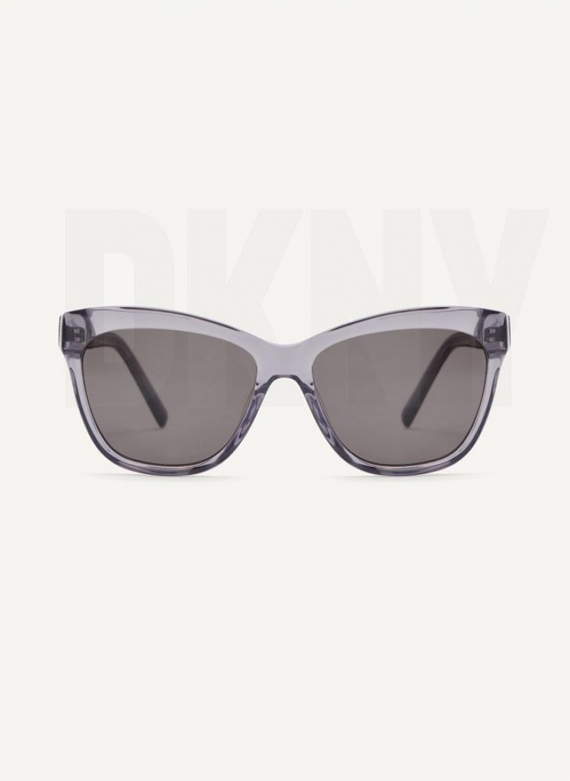 Black Women\'s DKNY DKNY Pride Rectangle Sunglasses | Australia-D0800