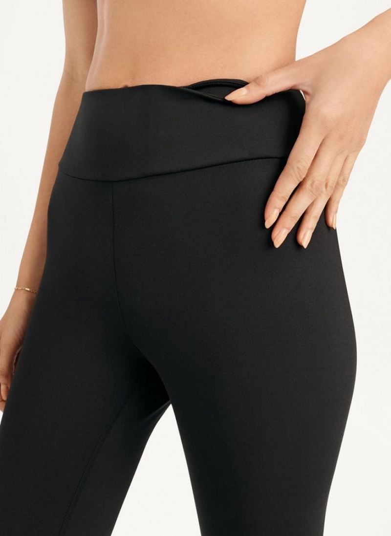 Black Women's DKNY High Waist 7/8 Tight Hug + Lift Tight Leggings | Australia-D1709