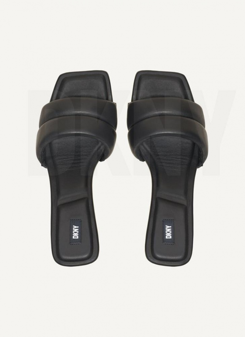 Black Women's DKNY Kaia Heels | Australia-D0552