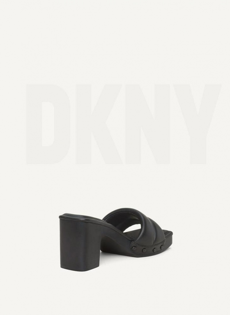 Black Women's DKNY Kaia Heels | Australia-D0552
