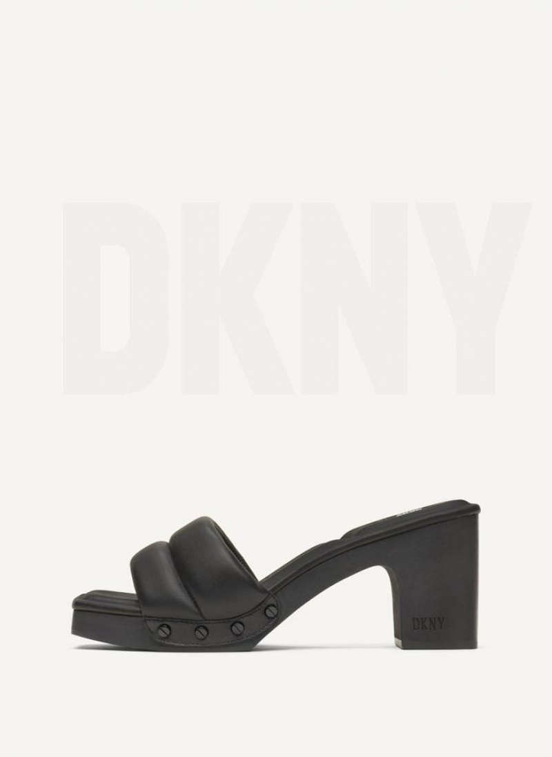 Black Women\'s DKNY Kaia Heels | Australia-D0552