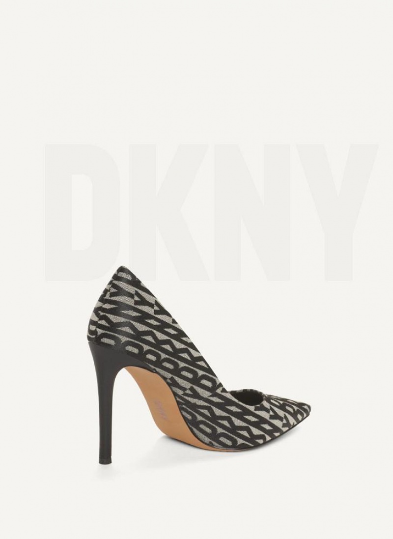 Black Women's DKNY Mabi High Pump Heels | Australia-D1419