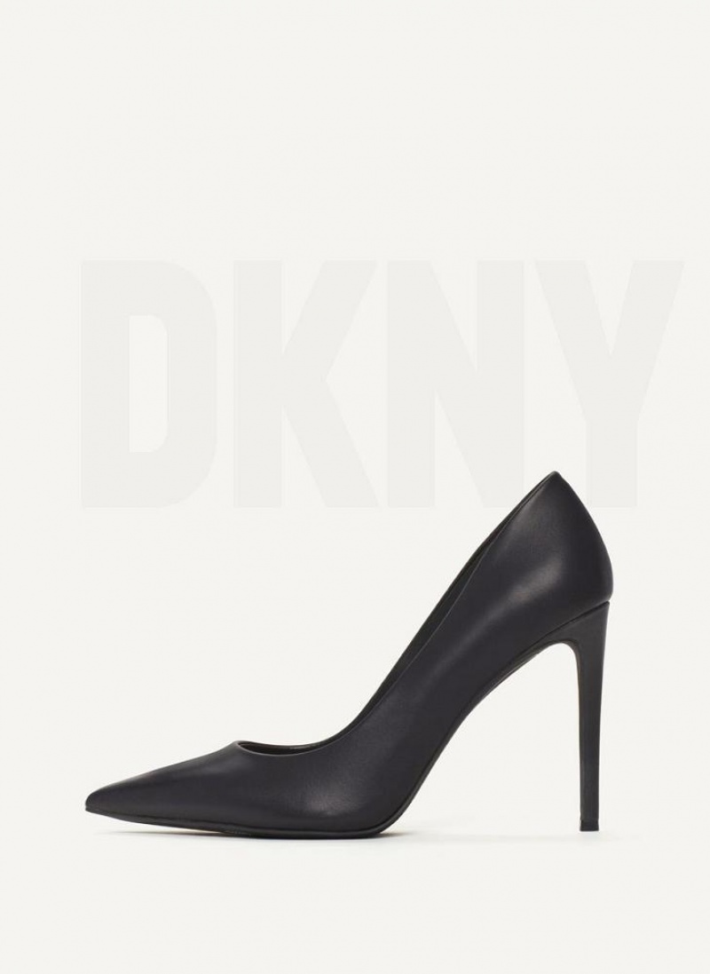 Black Women\'s DKNY Mabi High Pump Heels | Australia-D0906