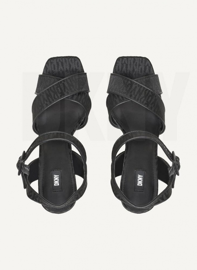 Black Women's DKNY Margot Heels | Australia-D1496