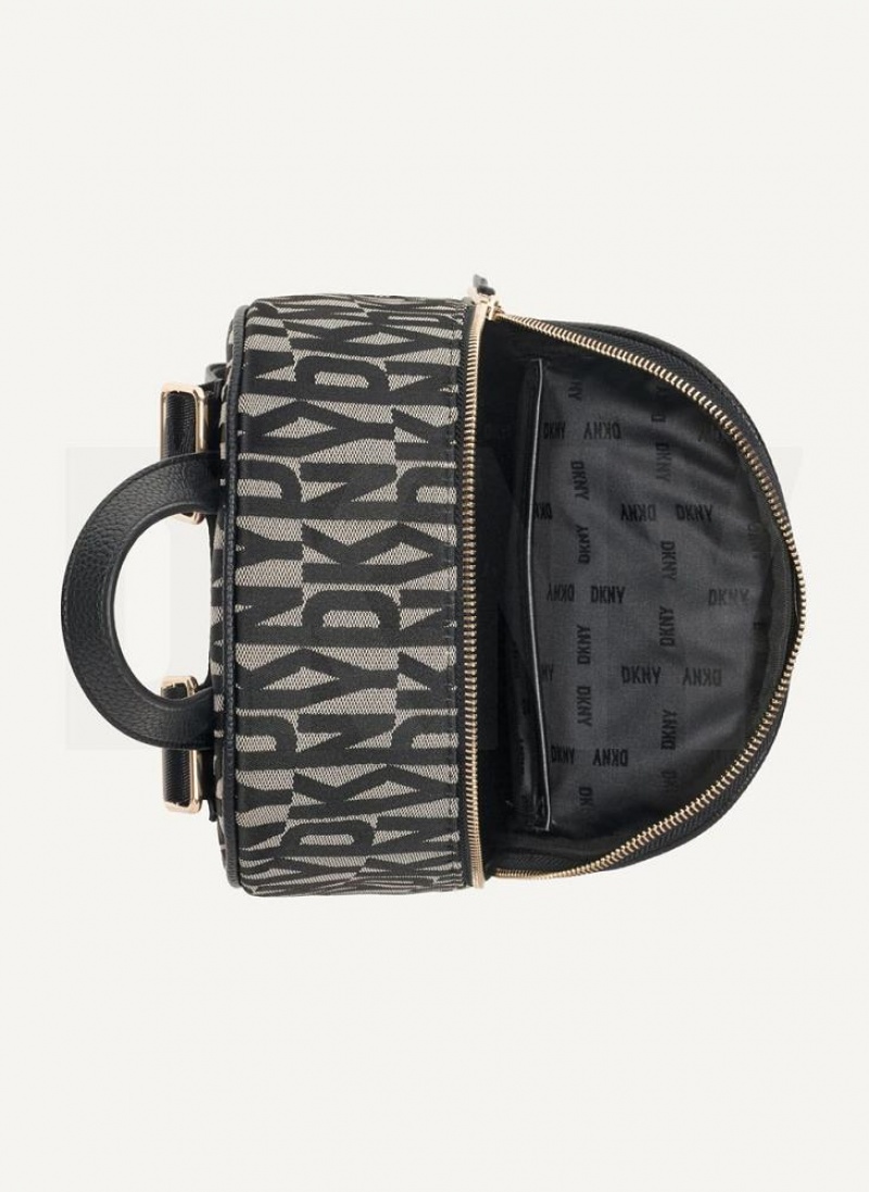 Black Women's DKNY Maxine Backpacks | Australia-D1197