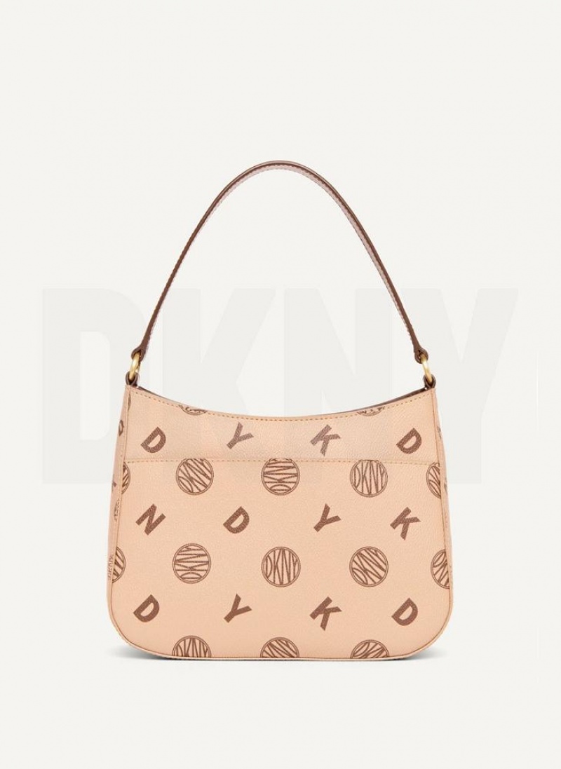 Black Women's DKNY Medium Shoulder Bags | Australia-D1100
