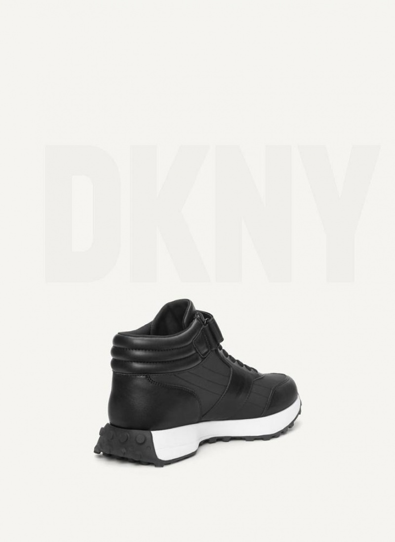 Black Women's DKNY Noemi Sneakers | Australia-D1623