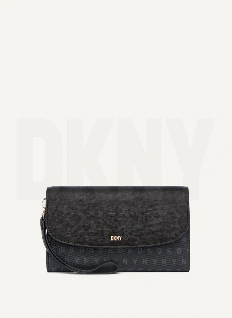 Black Women\'s DKNY Sydney Wallets | Australia-D0852