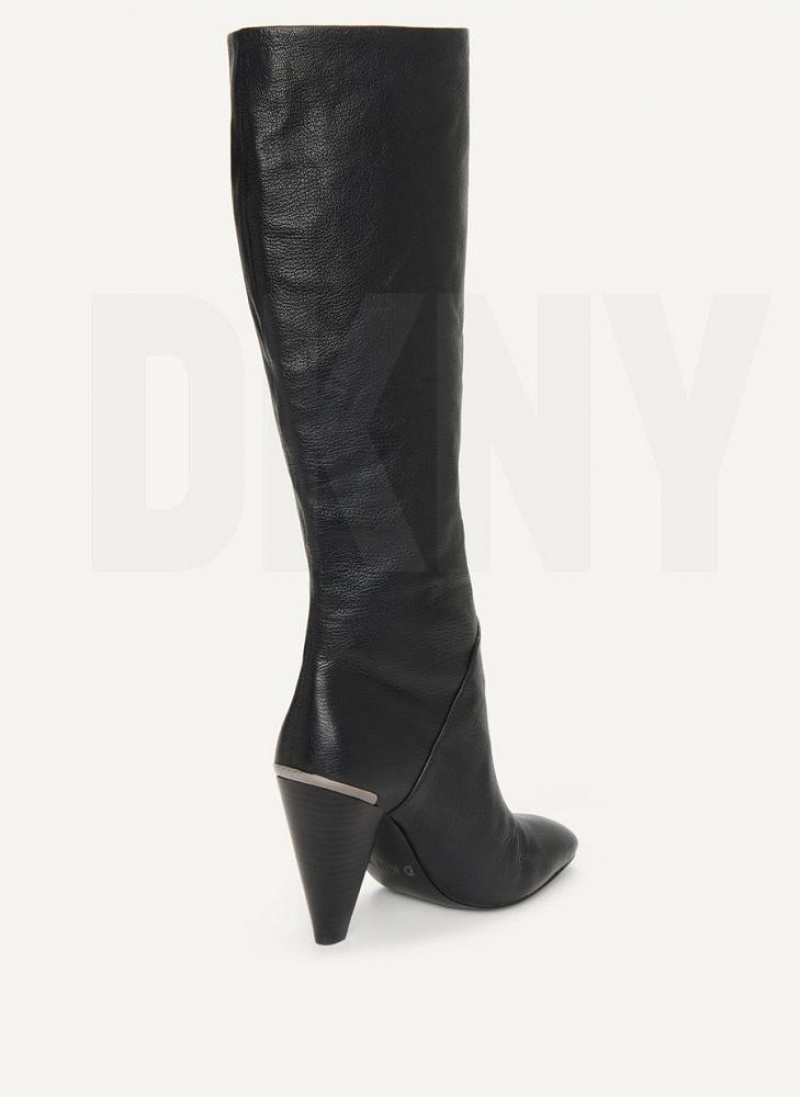 Black Women's DKNY Tall Slouchy Boots | Australia-D1098