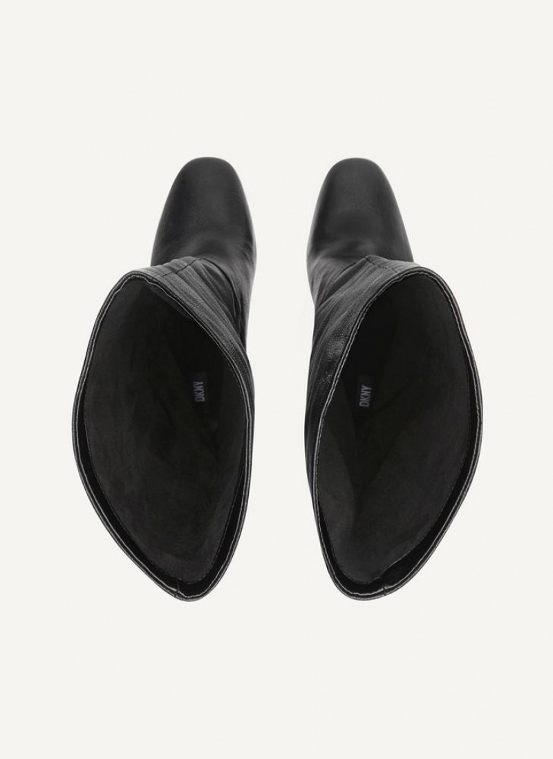 Black Women's DKNY Tall Slouchy Boots | Australia-D1098