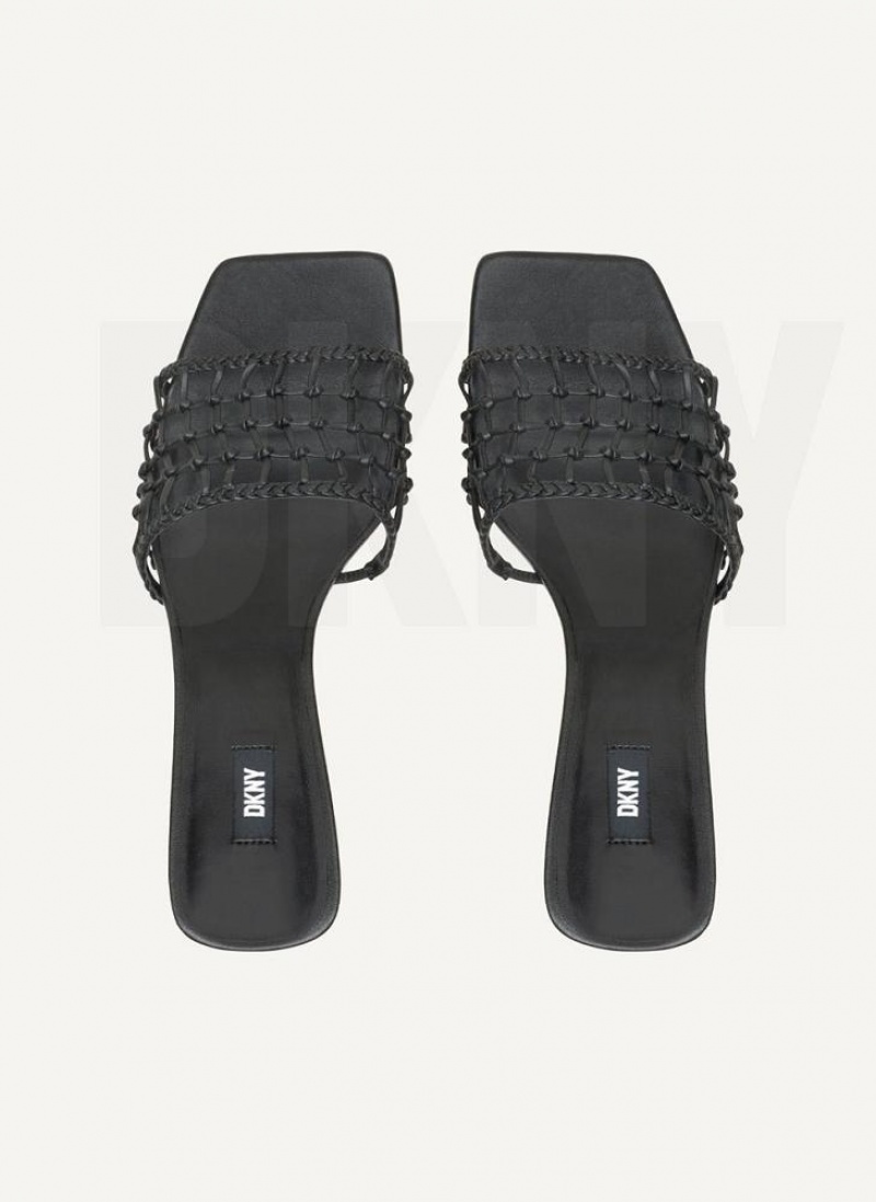 Black Women's DKNY Vittoria Heels | Australia-D1650