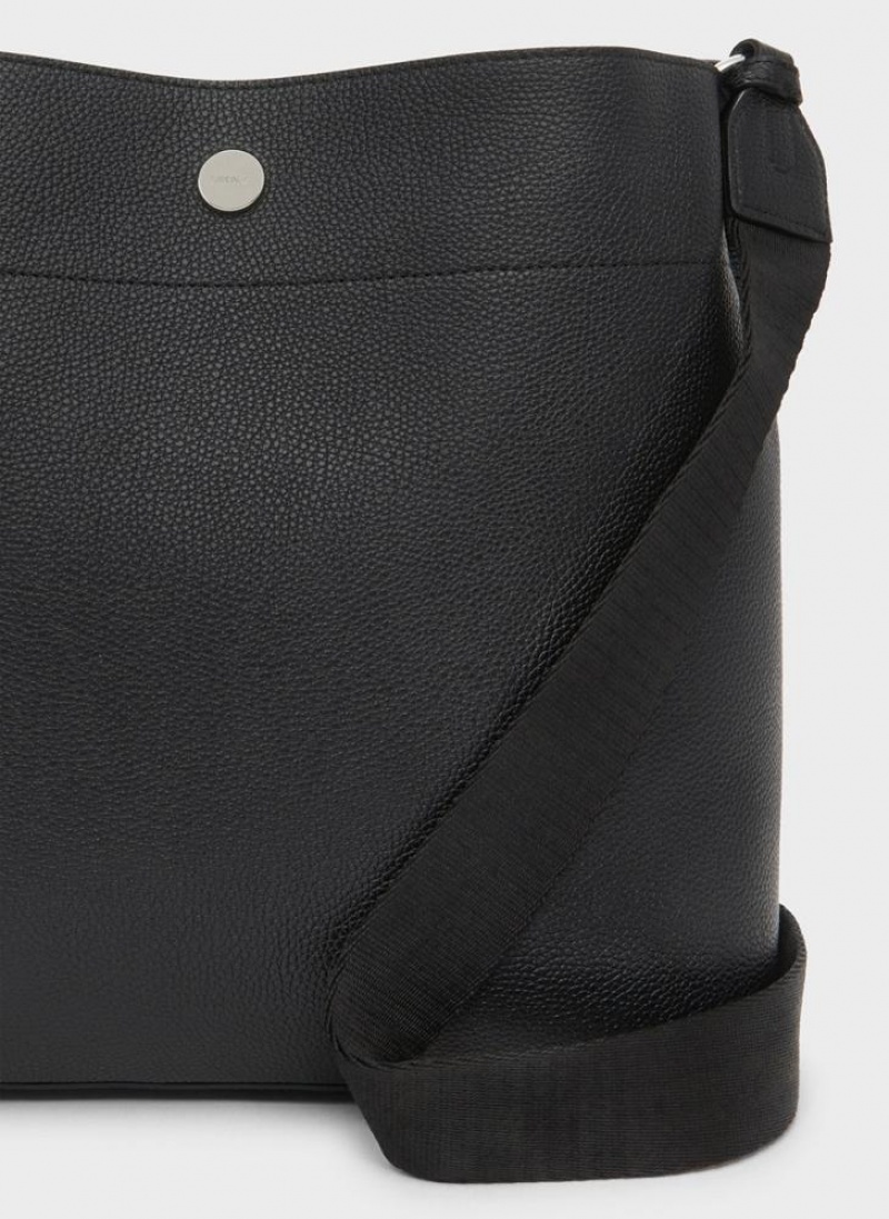 Black Women's DKNY Winston Hobo Tote Bags | Australia-D1497