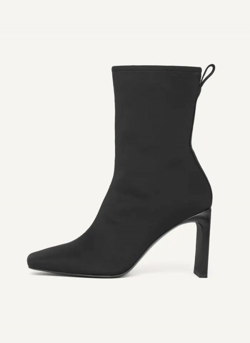 Black Women\'s DKNY Wren - New Heel Shape (Neoprene) Boots | Australia-D1562