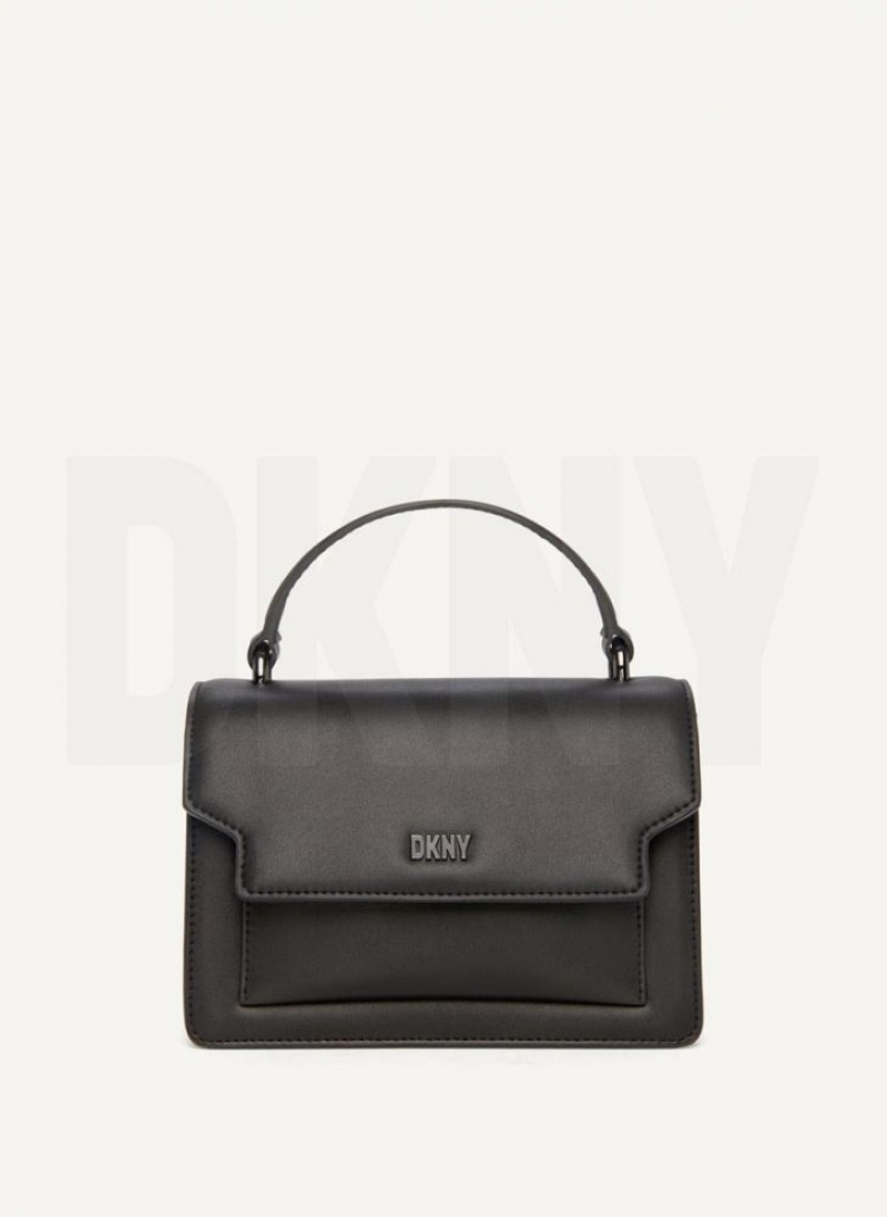 Black / Grey Women's DKNY Millie Crossbody Bags | Australia-D0443